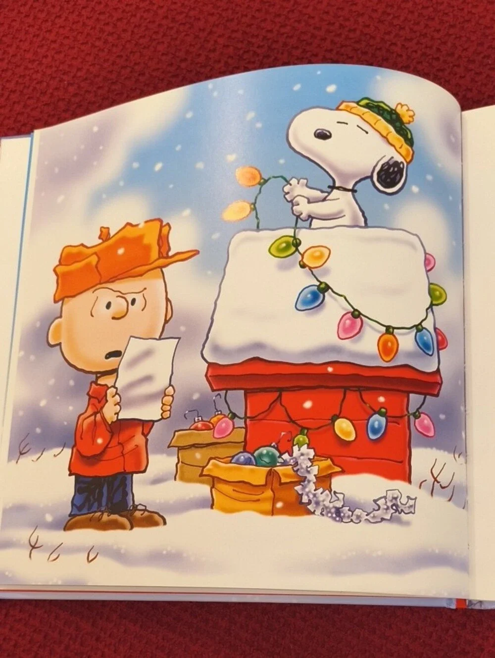 A Charlie Brown Christmas Hardcover Book GU